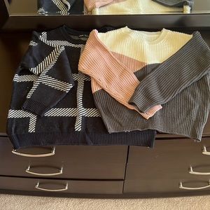 SHEIN long sleeve sweater, size small. (Only Navy available-sorry!)